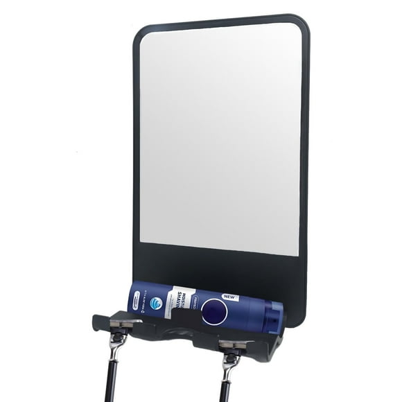 Espejo de ducha Infitrans sin niebla con almacenamiento para afeitarse