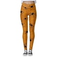 thumbnail image 4 of WILLBEST Pantalones de Yoga de Cintura Alta Para Mujer, Leggings Casuales de Entrenamiento, Ajustados, A La Moda, Estampados, Ropa Deportiva, Cómodos y Elásticos Extra Grande, 4 of 4