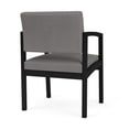 thumbnail image 5 of Lenox Steel Reception Waiting Room Guest Chair / Black Steel / Light Gray, 5 of 5
