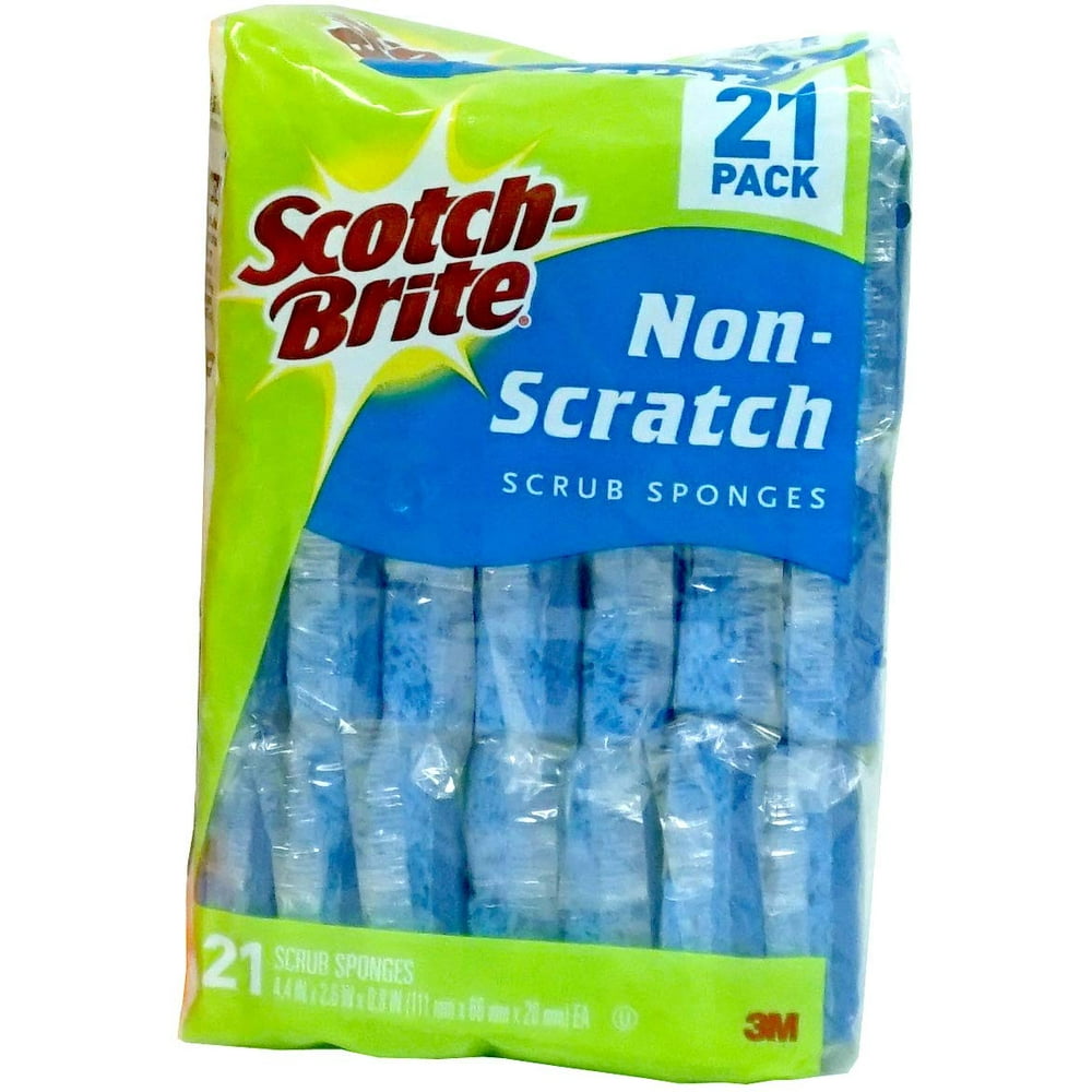 Scotch Brite Non Scratch scrub sponges 21 pack