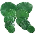 thumbnail image 3 of Limei 1 Pack 6 Kinds Artificial Floating Foam Lotus Leaves Lily Pads Artificial Foliage Pond Decor for Pond Pool Aquarium Decoration (16"), 3 of 6