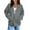 Gray -OH12, variant on Lumtrix Zipper Hoodies for Women Oversized Fall Fashion 2025 Casual Winter Jackets Trendy Hooded Zip up Sweatshirt Clothes Blue 2XL