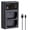 LP-E6/LP-E6N/LP-E6NH, variant on K&F CONCEPT EN-EL15 Camera Battery Charger, Dual Slot