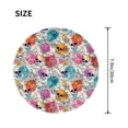 thumbnail image 3 of Disketp Skulls and Roses Small Mouse Pad 7.9x7.9 Inches,Washable Round Mousepad for Office Laptop Computer,Non-Slip Rubber Base Mouse Pads for Wireless Mouse, 3 of 8