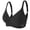 Black, variant on Bras for Women Push Up Wireless Comfortable Bra Full Coverage Supportive Spaghetti Strap Lightweight Bra Solid Everyday Bra