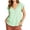 Green05, variant on Tops for Women Trendy Deep V Neck Cap Sleeve Vertical Striped Blouse, Side Split Curved Hem Loose Top, Lightweight Summer Daily Shirt Blouses for Women Dressy Casual