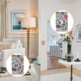 thumbnail image 4 of Yayeee Blank Wall Plate Cover 1-Gang 4.5"x2.7" Home Unused Decorative Outlet, White Doodle Pattern, 4 of 7