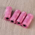 thumbnail image 3 of Pet Garbage Bags Poop Dog Bags Biodegradable Fragrance Free Paper Bags Pink 12 Rolls, 3 of 5