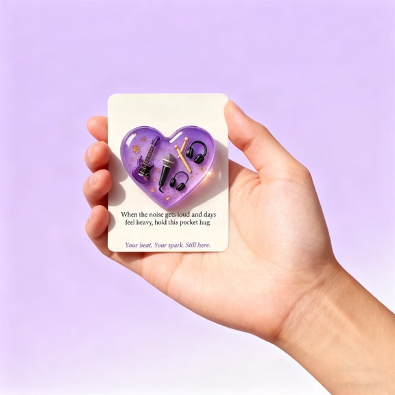 StlyGar A Pocket Hug for Hairstylists, Mini Hairdresser Tools Heart Pocket Hug with Greeting Cards,Thank You Gift for Hairstylist,Hairdresser Gifts for Women Men Birthday Party Gifts(3.15in,1pcs)