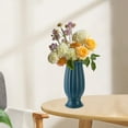 thumbnail image 5 of PATLOLLAV 1 Pcs Plastic Vase, Elegant Imitation Ceramic Vase, Unbreakable Centerpieces Flower Arrangement Decorative Vase for Living Room, Dining Table, Office Decor, Bedroom, Table, Kitchen Shelf, 5 of 6
