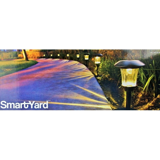 Smartyard Solar Led Pathway Lights 8 Pack 6 Lumens Per Light Smartyard Solar Led Pathway Lights 8 Pack 6 Lumens Per Light Com
