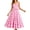 Pink, variant on 1950s A-Line Prom Dress for Women 50s Swing Dresses Retro Polka Dot Rockabilly Gown Hot Pink XXXL