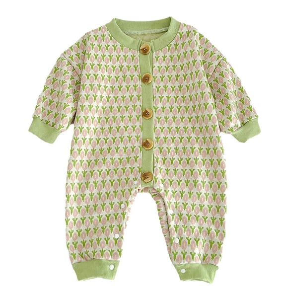 Preemie Boy Clothes Creme Leotard Baby Warm Bear Footie Romper Thick Jumpsuit Winter Outerwear