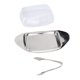 thumbnail image 2 of Contenedor De Mantequilla, Bandeja De Mantequilla Fácil De Limpiar, Hermoso Plato De Mantequilla Multiusos Con Clip De Tapa Para El Hogar Para La Cocina Ccdes Otros, 2 of 8