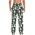 thumbnail image 4 of Men's Pajama Pants Cute Ghost Pumpkin Cotton Long Sleepwear Lounge Pants XL, 4 of 7