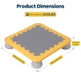 thumbnail image 6 of Lorelo Mini Trampoline for Kids, Rebounder Bouncing Board with Non-slip Base, Sensory Balance & Bounce Jumping Toy, Gift for 3-12 Boys & Girls, Max Load 200 lbs, 6 of 7
