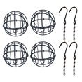 thumbnail image 2 of Birdcage Feeder Hollow Out Design Buckle Closing Durable Metal Non-deformation Outdoor Hanging Fun Bird Feeder, 2 of 8