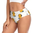 thumbnail image 2 of Balery Cute Duck With Headphone Ropa Interior de Algodón para Mujer con Dibujo – Braguitas Cómodas y Elásticas, Estilo Clásico-Medium, 2 of 6