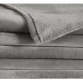 thumbnail image 2 of Truly Soft Velvet Plush Grey Polyester 1-Piece 50x60 Throw Blanket, solid themed, for Men and Women, OEKO-TEX Certified Confidence, 2 of 7