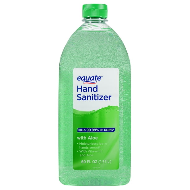 Equate Hand Sanitizer with Aloe, 60 fl oz