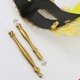 thumbnail image 4 of Masquerade Mask with Holding Stick Halloween Party Mask Shiny Sequins Queen Mask, 4 of 5