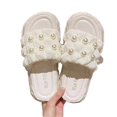 thumbnail image 3 of Zapatillas de mujer, zapatillas de mujer estilo perla, sandalias de mujer, zapatillas casuales de mujer, artesanía excepcional, 3 of 9
