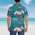 thumbnail image 6 of Daiia Flowers in Glass Vase Hawaiian Shirt for Men Gentle Cotton Regular Short Sleeve Casual-X-Large, 6 of 9