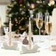 thumbnail image 4 of Candle Holders, Ceramic Candle Stands, Unique Home Decor, Stylish Scented Candle Stand, Bow Shaped Decor, Festive Christmas Ornaments, Large Capacity, Porcelain Material, 2-Tier Design, for Living, 4 of 8