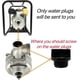thumbnail image 3 of Water Drain Thread Pump Plug & Seal O-Ring fits for Harbor Freight Predator 2, 3 of 4