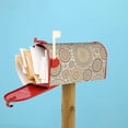 thumbnail image 6 of Bingfone Flowers And Leaves Magnetic Mailbox Cover Standard Size For Garden Yard Outdoor Decorations-21x18 In, 6 of 7