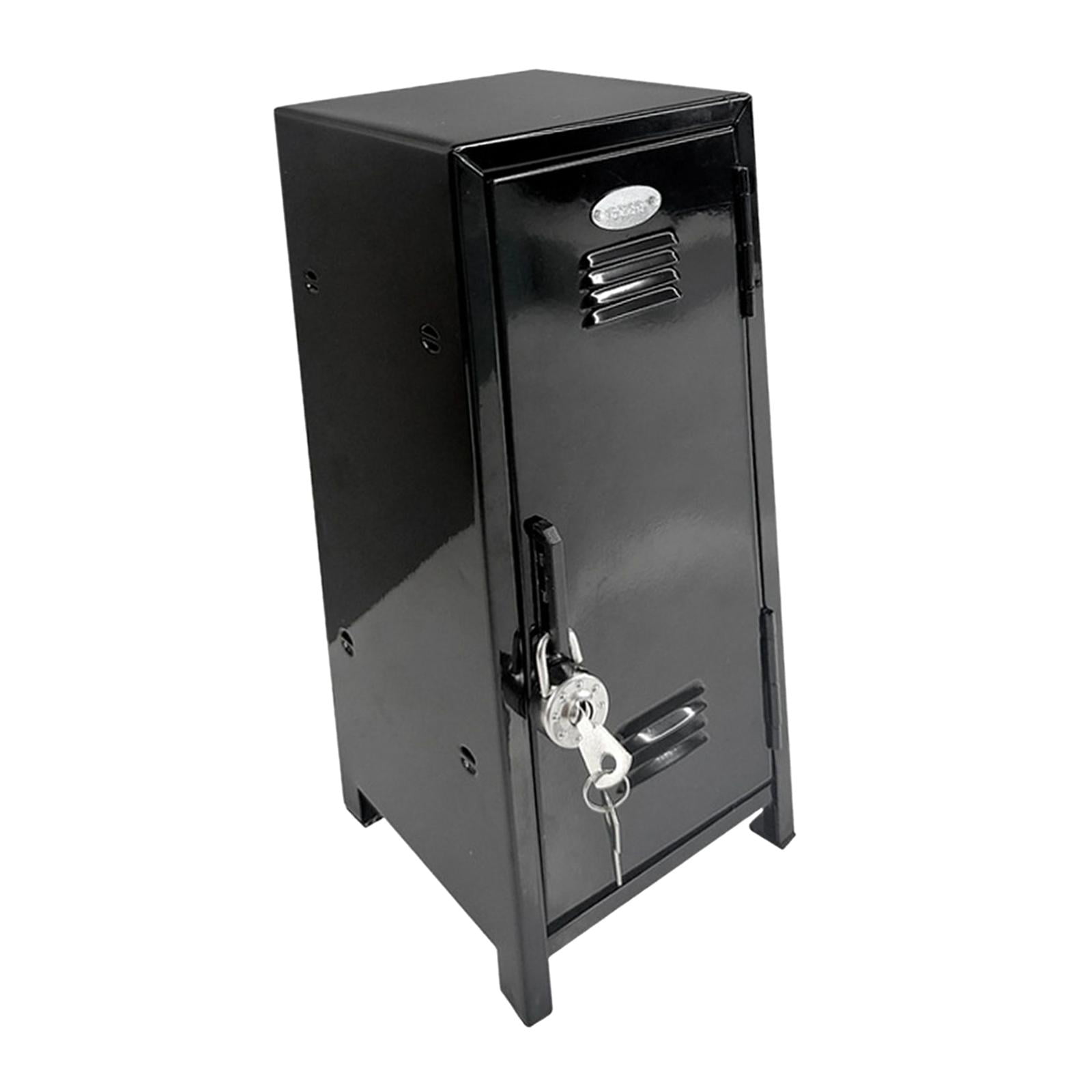 AMLESO Small Makeup Storage Cabinet Vertical File Cabinet for Cotton Pad Entryway Black - Walmart.ca