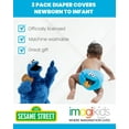 thumbnail image 5 of Sesame Street Elmo Cookie Monster Oscar the Grouch Infant Baby Boys 3 Pack Diaper Covers Red / Blue Gray 6-12 Months, 5 of 5
