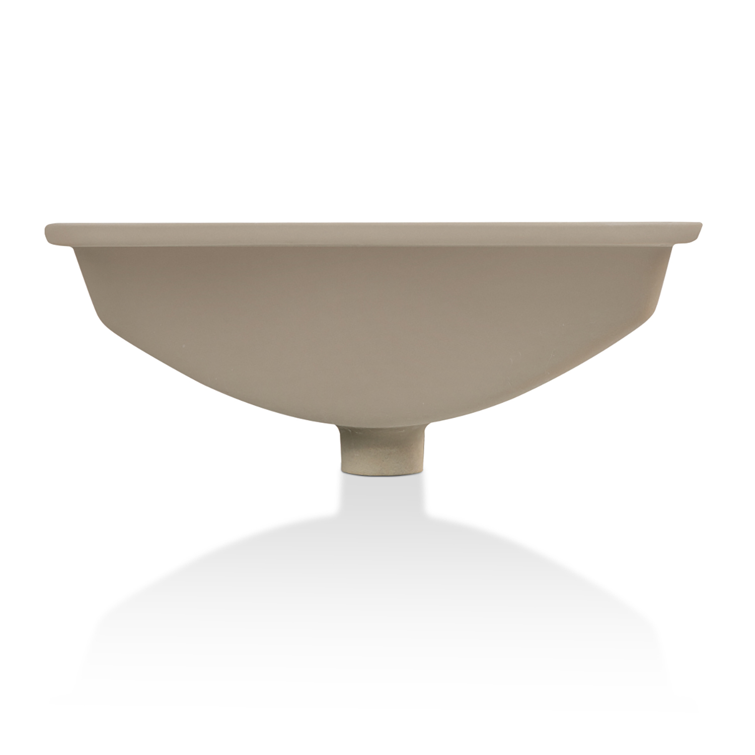 Sinber 21 Inches Undermount Rectangular Bathroom Sink with Overflow Ceramic White Finish C1312-OL