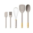 thumbnail image 3 of Beautiful by Drew Barrymore Complete Baking Prep Bundle, Porcini Taupe – 6-Speed Hand Mixer, Double Stoneware Mixing Bowls, Measuring Set & Kitchen Tools, 3 of 5