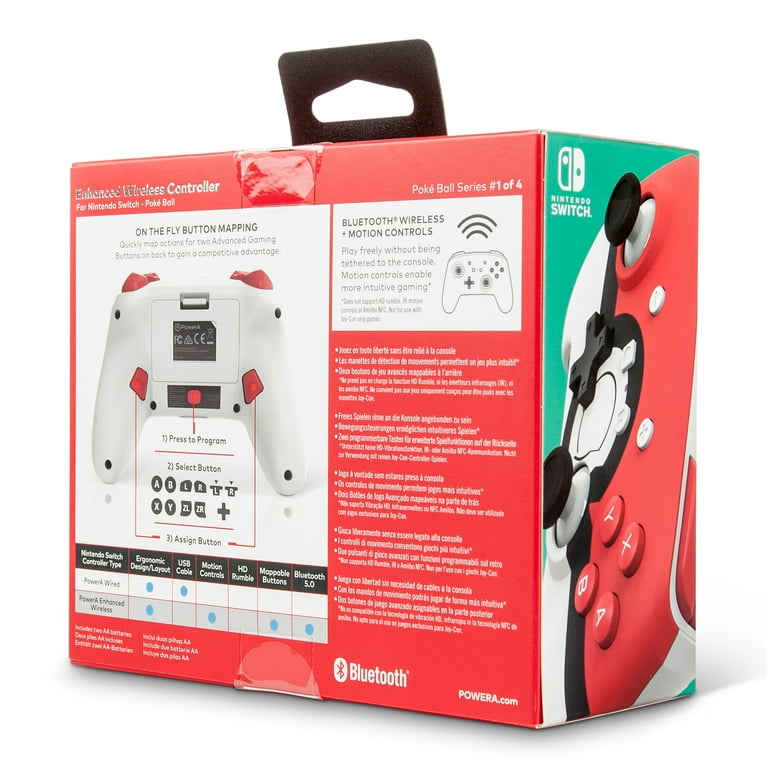 PowerA Enhanced Wireless Controller for Nintendo Switch Poké