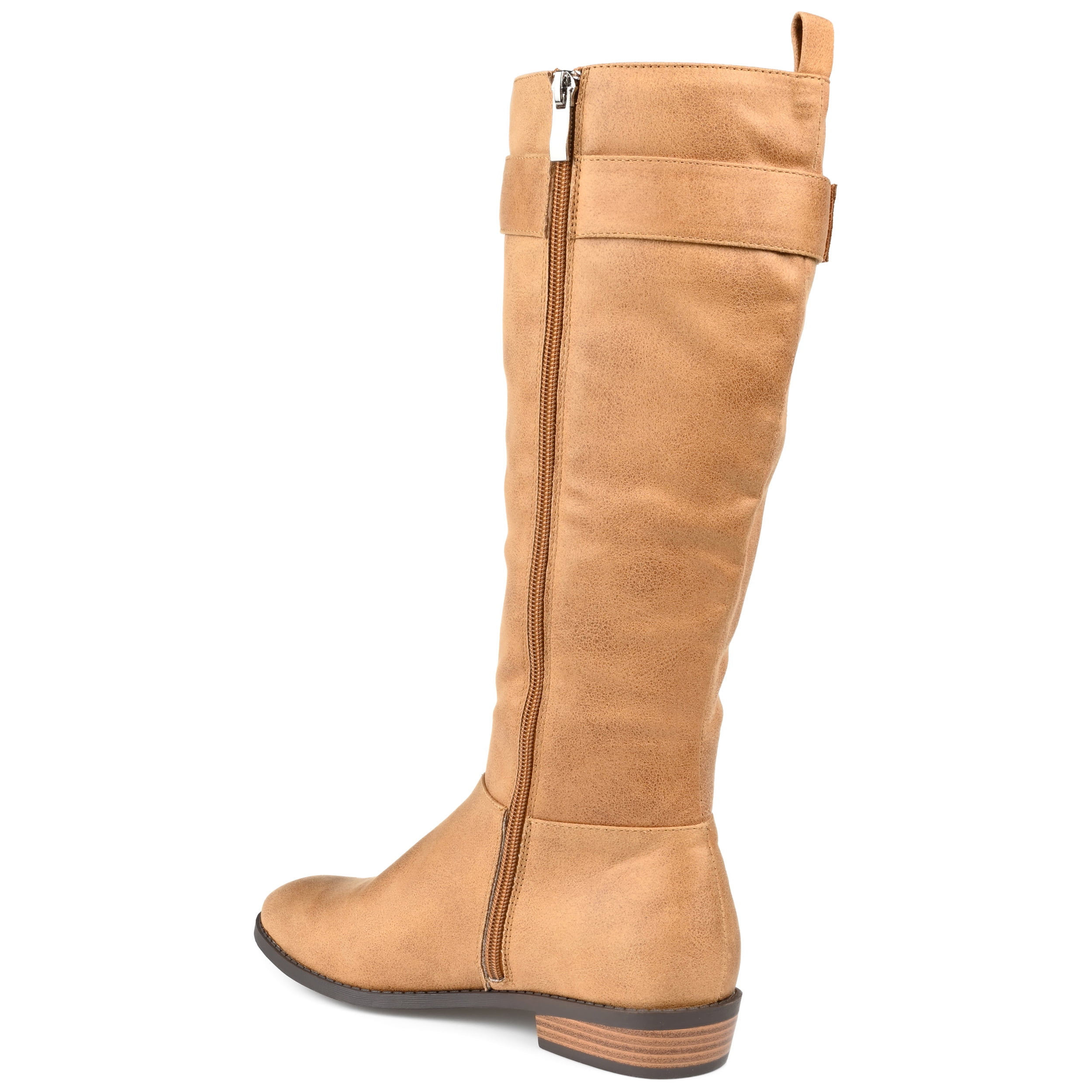 Journee Womens Lelanni Stacked Heel Knee High Boots