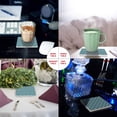thumbnail image 2 of FMSHPON Moroccan Geometric Decorative Pattern Set of 6 Coaster for Drinks, Absorbent Ceramic Stone Coasters Cup Mat with Cork Base for Home Kitchen Room Coffee Table Bar Decor, 2 of 4