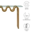 thumbnail image 2 of Ondine 50" Console Table in Natural, 2 of 9