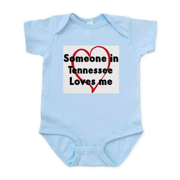 CafePress - Loves Me: Tennessee Infant Bodysuit - Baby Light Bodysuit, Size Newborn - 24 Months