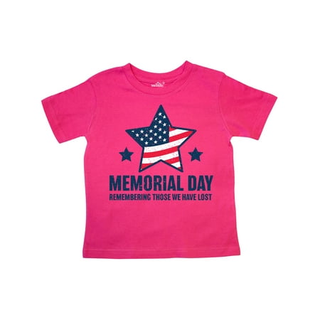

Inktastic Memorial Day Grunge Remembering Those We Have Lost Gift Toddler Boy or Toddler Girl T-Shirt