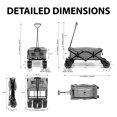 thumbnail image 4 of All Terrain Folding Wagon | Black Yellow, 4 of 4