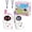 2pack Walkie Talkies for Kids with Dinosaur Themed A#8, variant on 2Pack Walkie Talkies for Kids with Dinosaur Themed, Durable Kids Walkie Talkie 2 Pack with Lanyard, Long Range Outdoor Toy for Camping Hiking Party Games (B)