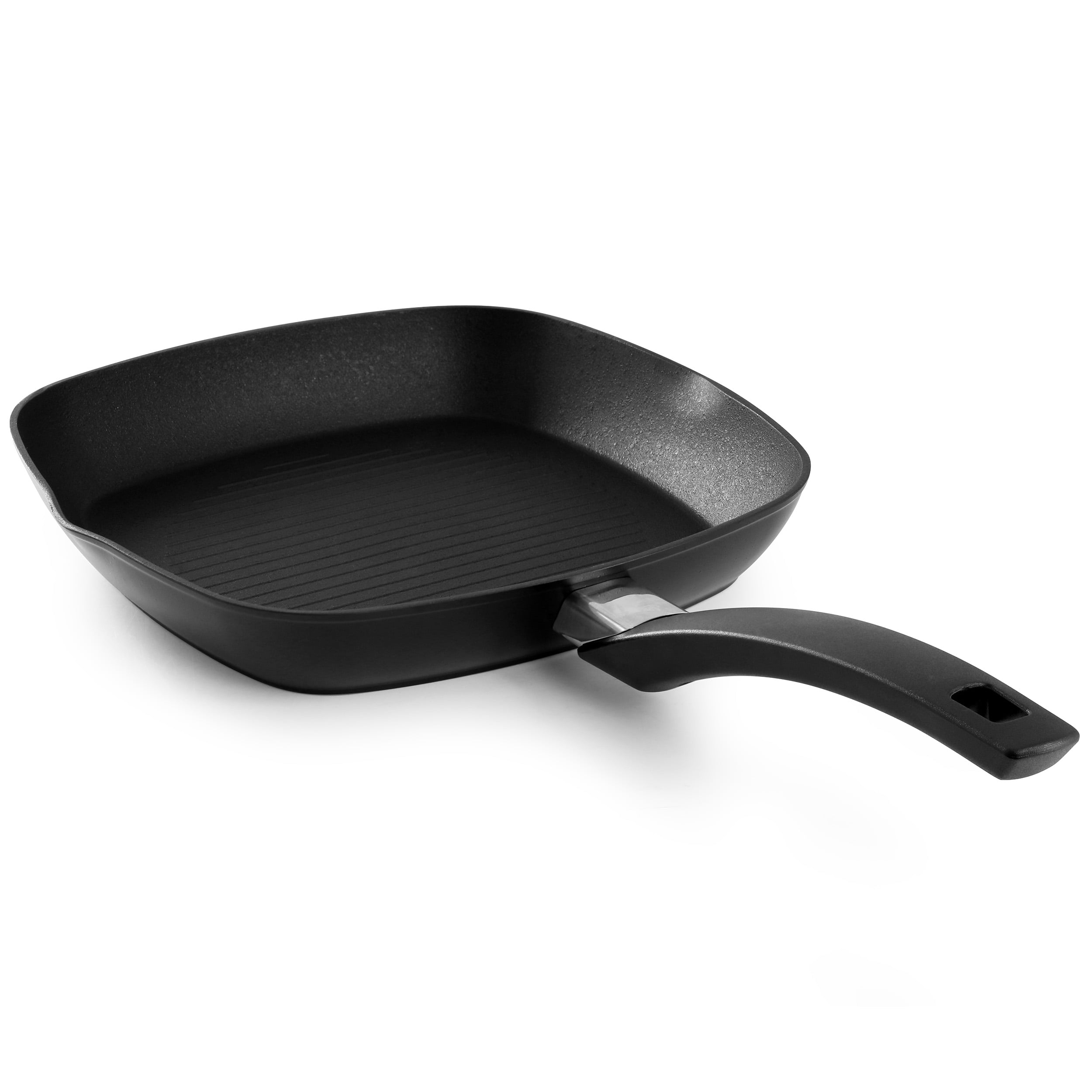 Oster Connelly 10 Inch Nonstick Aluminum Grill Pan in Black