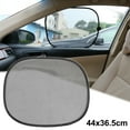 thumbnail image 2 of Motoforti Universal Car Window Screen Sun Shade Shield Protector Mesh 5pcs, 2 of 7