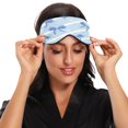 thumbnail image 4 of IAUYY Sleep Mask, Super Soft Eye Masks with Adjustable Strap, Lightweight Comfortable Blindfold,Perfect Blocks Light for Men Women Ribbon, 4 of 7