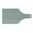 thumbnail image 1 of Geometric Cutting Board, Traditional Oriental Pattern with Classical Curves Illustration, Decorative Tempered Glass Cutting and Serving Board, Wine Bottle Shape, Grey Beige, by Ambesonne, 1 of 1