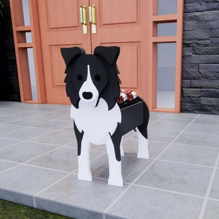 walmeck Cartoon Animals Cute Wooden Dog Shape Pot Plant Garden Decorated Border Collie Planter | Walmart Canada walmeck Cartoon Animals Cute Wooden Dog Shape Pot Plant Garden Decorated Border Collie Planter | Walmart Canada