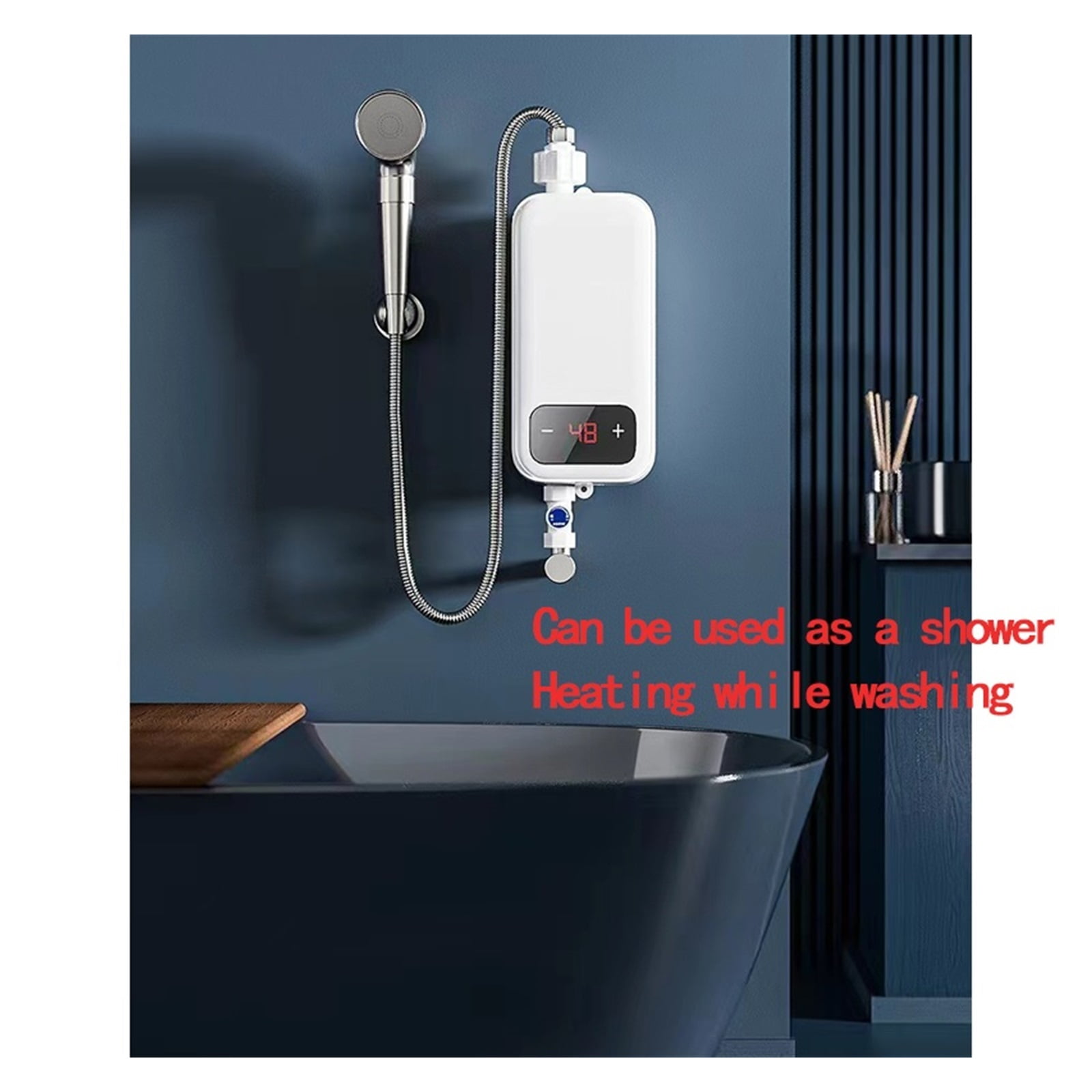 Tankless Instant Water Heater Electric Heaters For Home Kitchen For Bathroom Shower Hot Heater, Tankless Water Heater Bathroom ,Energy Saving