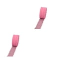 thumbnail image 4 of Bewildely Cinta de borde de encaje beige blanco - Cinta decorativa de moda y duradera Hermoso patrón rosa oscuro Rosa oscuro 2Conjunto, 4 of 6