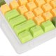 thumbnail image 3 of 107 Keys Three-Color Translucent Arc Layout Mechanical Keyboard Keycaps Matcha Yellow, 3 of 4